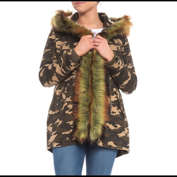 Boundless North Jackets & Blazers - Boundless North Furry Camo Parka 3-in-1 Insulated